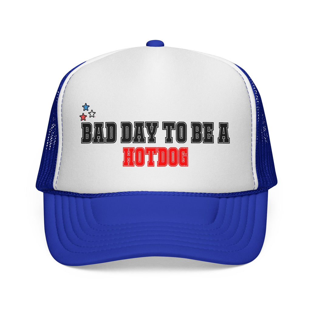 Trucker Hat - I Was Born To Be A Patriot Cap (Red, White & Blue Stars)