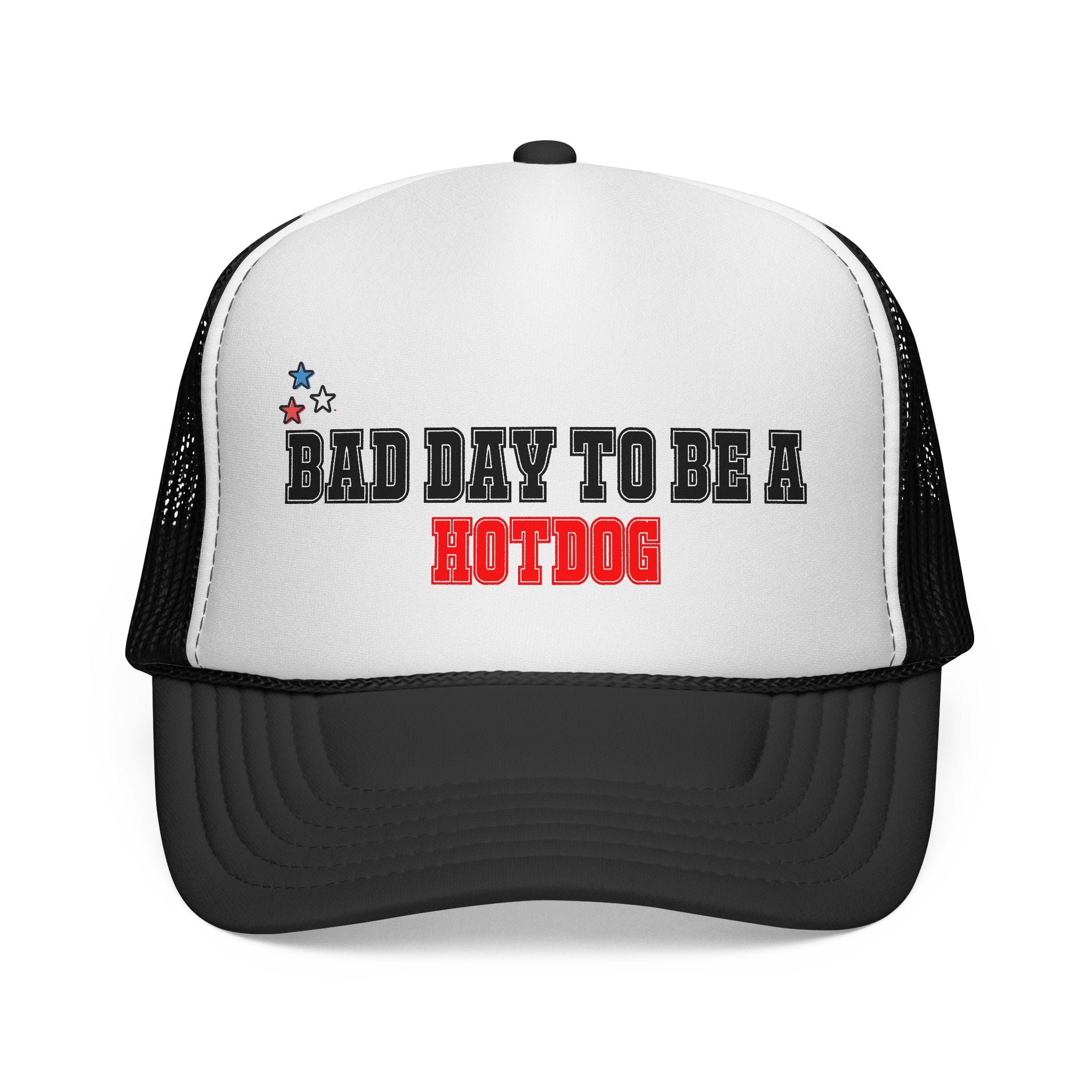 Trucker Hat - I Was Born To Be A Patriot Cap (Red, White & Blue Stars)