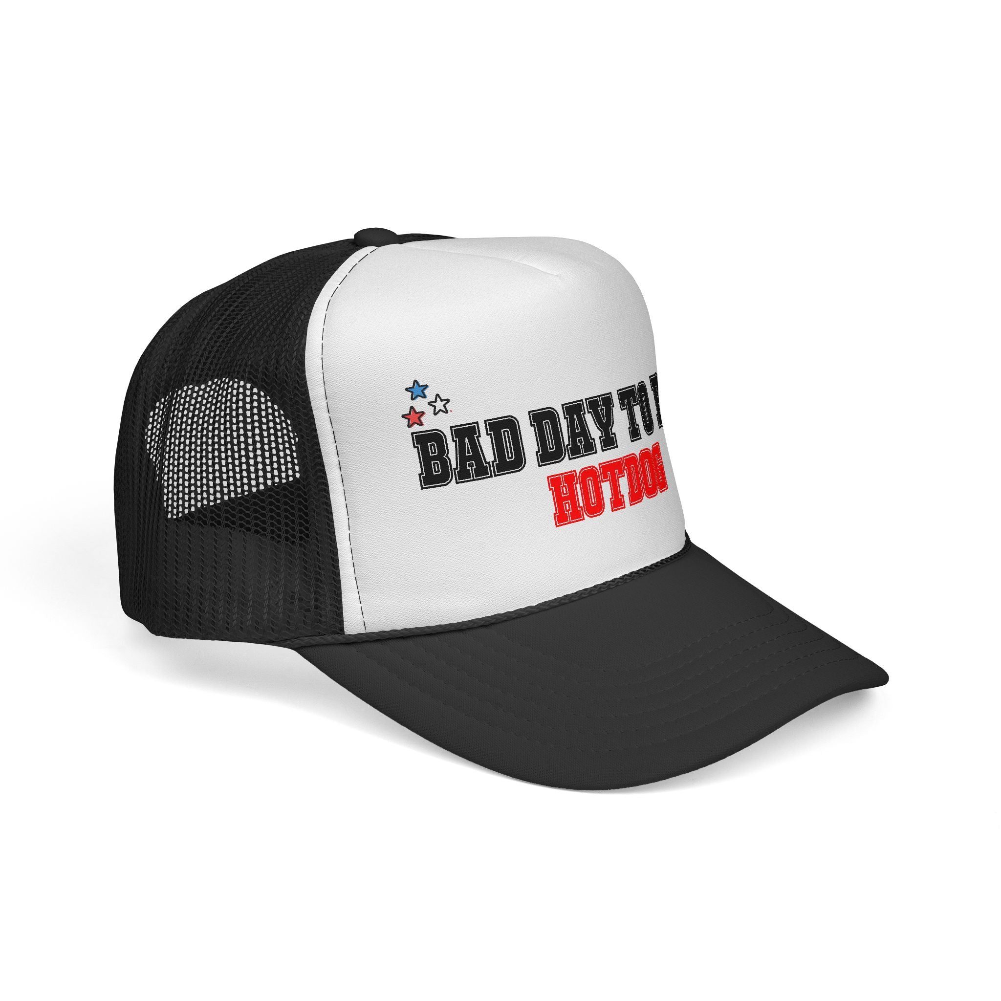 Trucker Hat - I Was Born To Be A Patriot Cap (Red, White & Blue Stars)